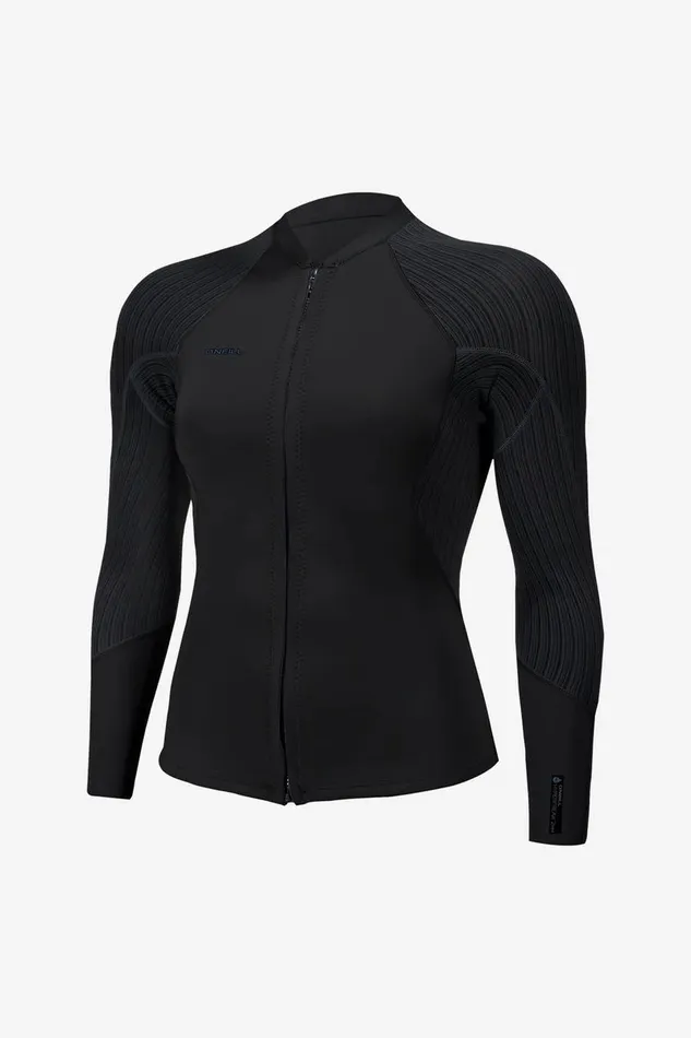 WOMEN039S HYPERFREAK 2MM FRONT ZIP JACKET Women O039NEILL Women039S Wetsuits