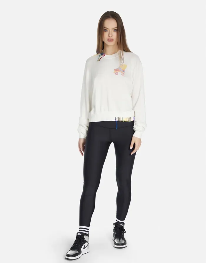 Women039s Spalding Retro Skate Milk Lauren Moshi Sweaters and Knits
