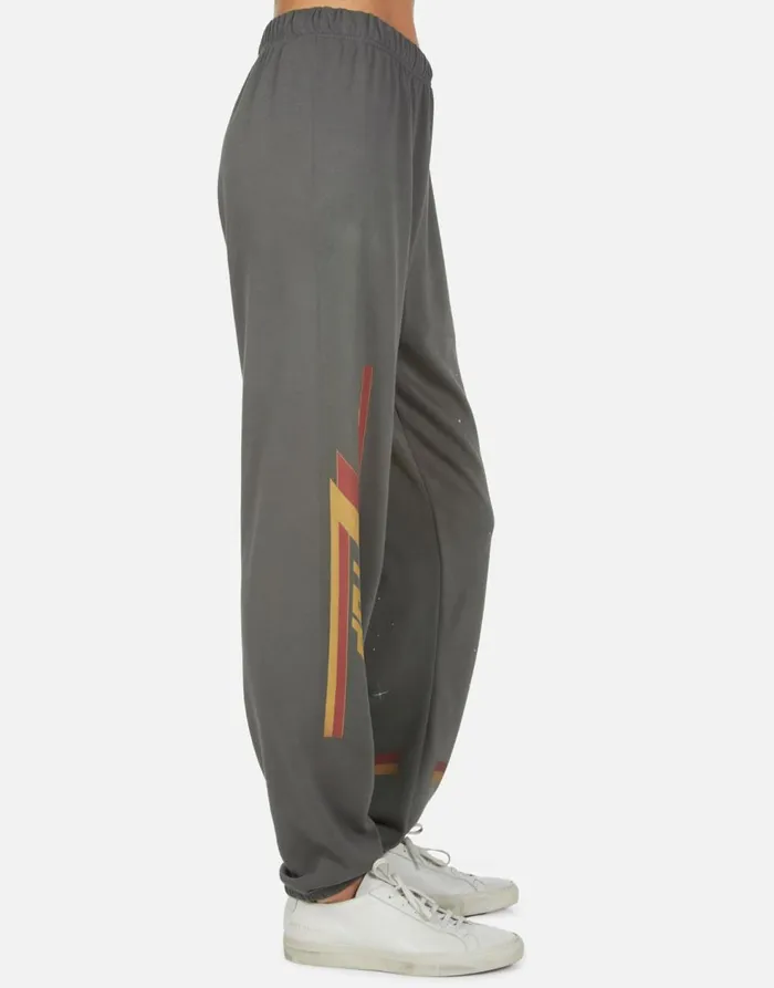 Women039s Tanzy ZZ Top Eliminator Vintage Onyx Lauren Moshi Long Sweatpants