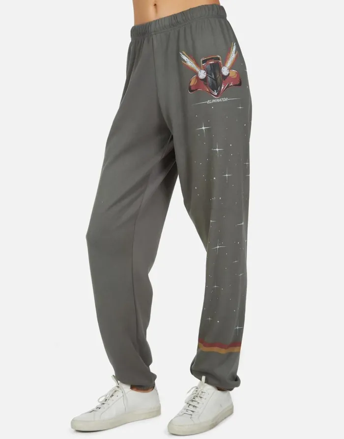 Women039s Tanzy ZZ Top Eliminator Vintage Onyx Lauren Moshi Long Sweatpants
