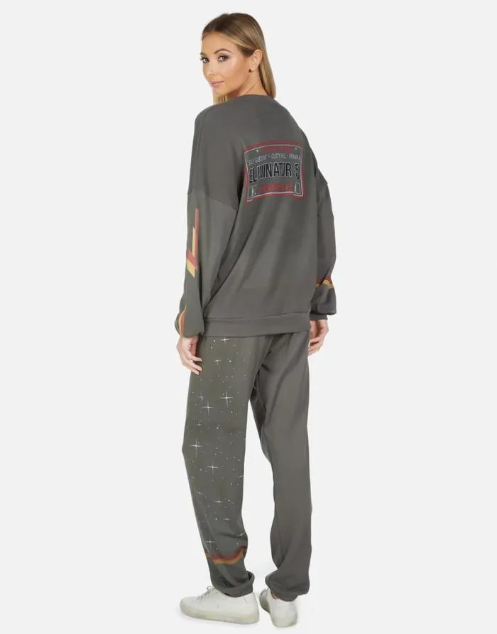 Women039s Tanzy ZZ Top Eliminator Vintage Onyx Lauren Moshi Long Sweatpants