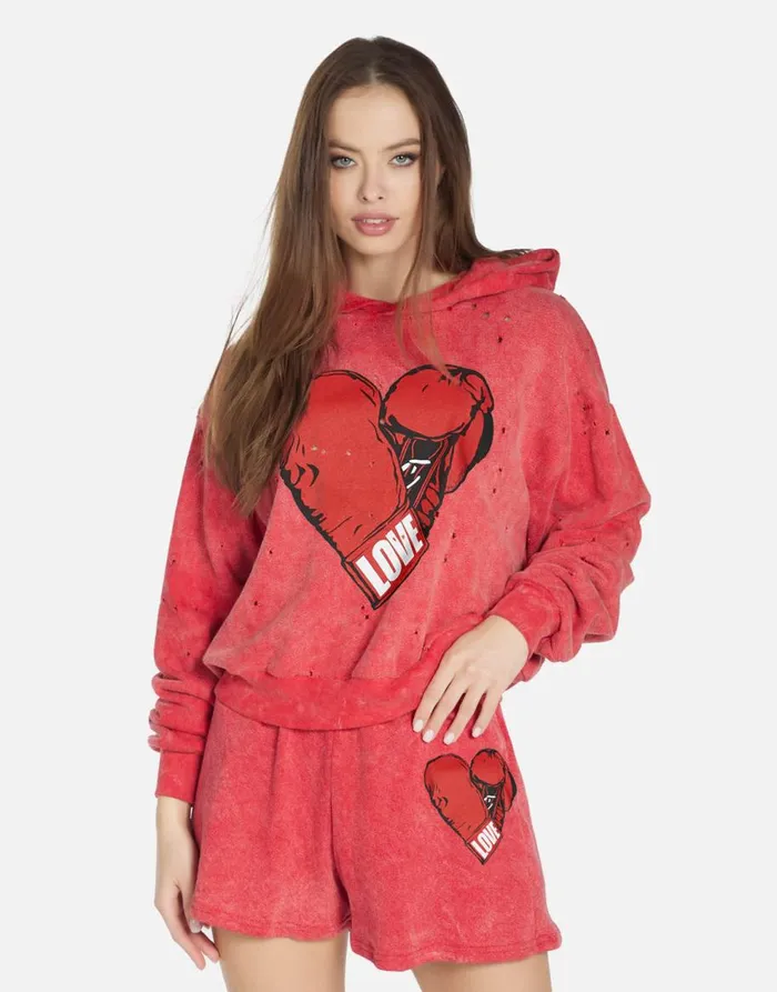 Women039s Yvette X Love Boxing Brick Lauren Moshi Hoodies
