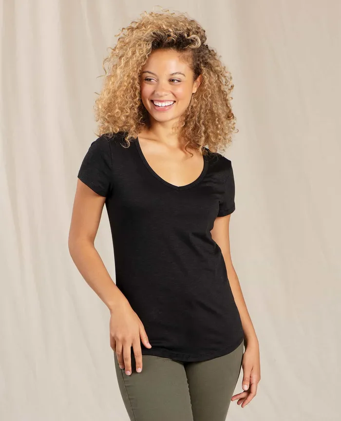Women8217s ToadandCo Marley II Short Sleeve Tee Black Loungewear and Sleep
