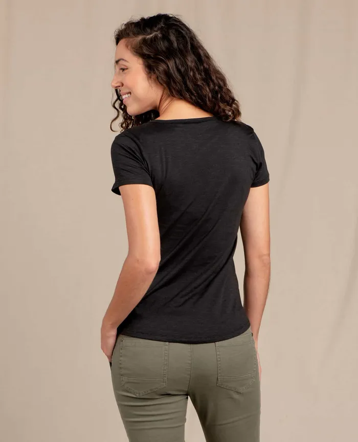 Women8217s ToadandCo Marley II Short Sleeve Tee Black Loungewear and Sleep