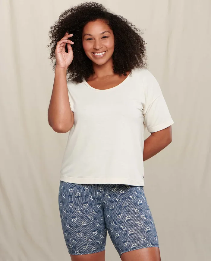 Women8217s ToadandCo Piru Short Sleeve Easy Tee Salt Tops and TShirts