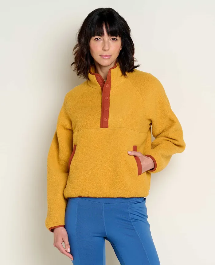 Women8217s ToadandCo Women8217s Campo Fleece Pullover Acorn Jackets and Layers Women8217s ToadandCo Women8217s Campo Fleece Pullover Acorn Jackets and Layers