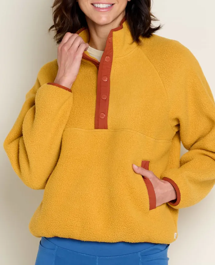 Women8217s ToadandCo Women8217s Campo Fleece Pullover Acorn Jackets and Layers