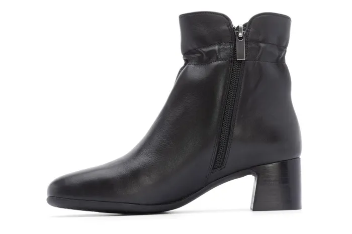 Women ABEO Footwear Boots Avenue Mid Black Nappa Women ABEO Footwear Boots Avenue Mid Black Nappa