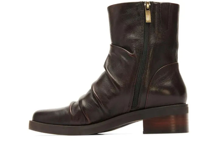 Women ABEO Footwear Boots Traverse Scrunch Burgundy Women ABEO Footwear Boots Traverse Scrunch Burgundy