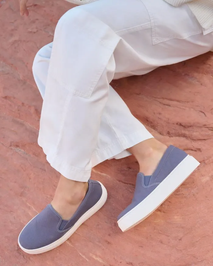 Women ABEO Footwear Casual Shoes Jumpstreet Slip On Navy Canvas Women ABEO Footwear Casual Shoes Jumpstreet Slip On Navy Canvas
