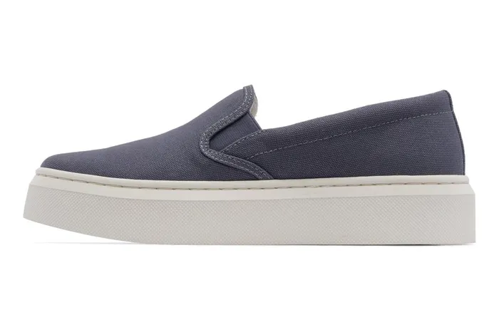 Women ABEO Footwear Casual Shoes Jumpstreet Slip On Navy Canvas Women ABEO Footwear Casual Shoes Jumpstreet Slip On Navy Canvas