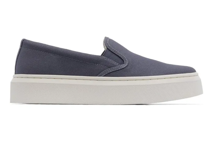 Women ABEO Footwear Casual Shoes Jumpstreet Slip On Navy Canvas Women ABEO Footwear Casual Shoes Jumpstreet Slip On Navy Canvas