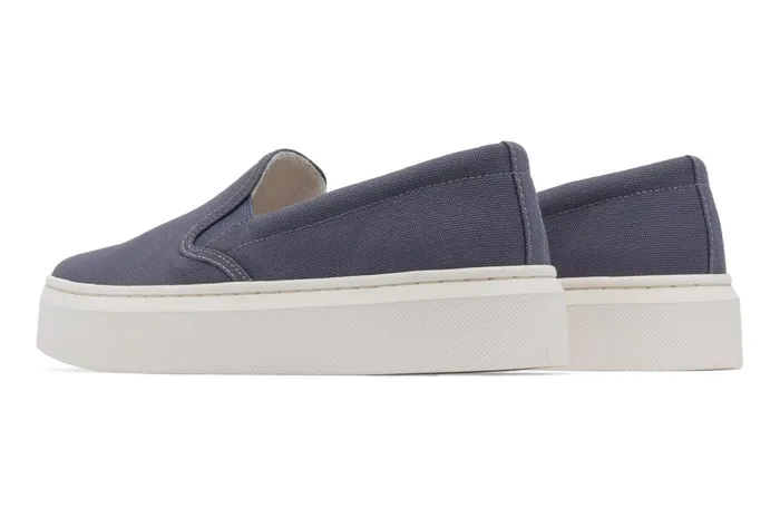 Women ABEO Footwear Casual Shoes Jumpstreet Slip On Navy Canvas Women ABEO Footwear Casual Shoes Jumpstreet Slip On Navy Canvas