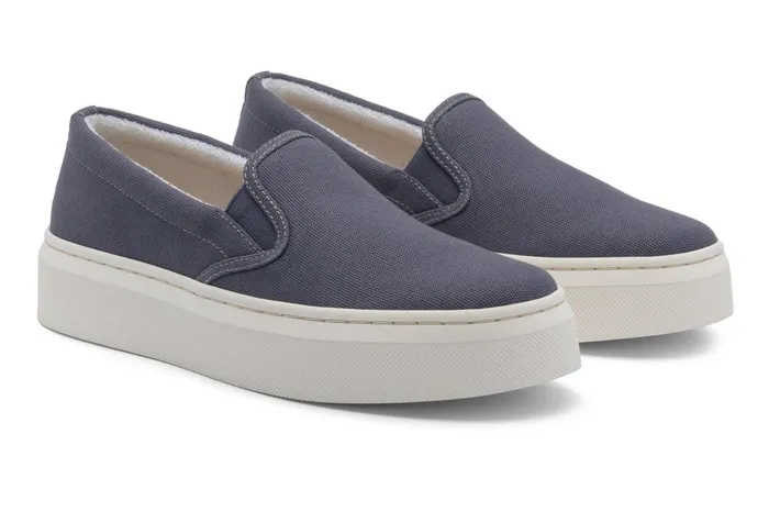Women ABEO Footwear Casual Shoes Jumpstreet Slip On Navy Canvas Women ABEO Footwear Casual Shoes Jumpstreet Slip On Navy Canvas