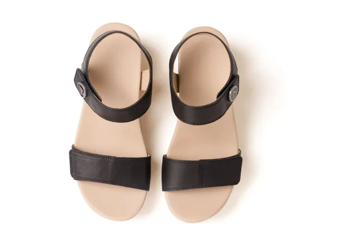 Women ABEO Footwear Sandals Riviera Strap Sandal Black Women ABEO Footwear Sandals Riviera Strap Sandal Black