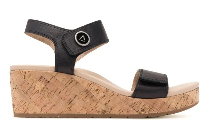 Women ABEO Footwear Sandals Riviera Strap Sandal Black Women ABEO Footwear Sandals Riviera Strap Sandal Black