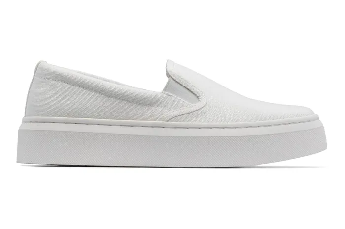 Women ABEO Footwear Sneakers Jumpstreet Slip On White Canvas Women ABEO Footwear Sneakers Jumpstreet Slip On White Canvas