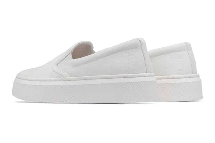 Women ABEO Footwear Sneakers Jumpstreet Slip On White Canvas Women ABEO Footwear Sneakers Jumpstreet Slip On White Canvas