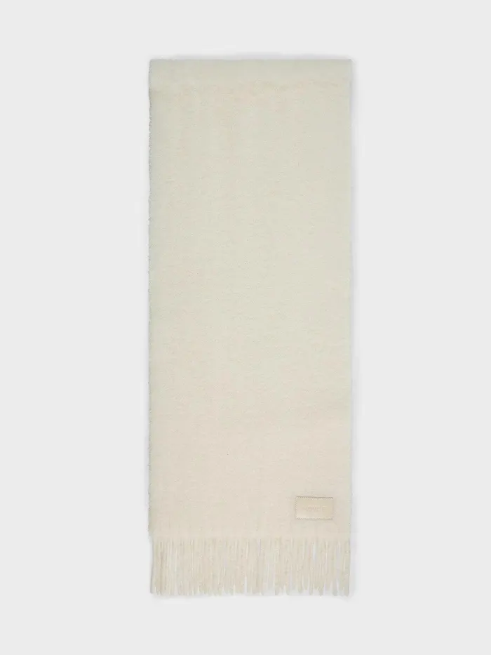 Women Aeyde BALE Creamy Alpaca Scarf Aeyde Scarves