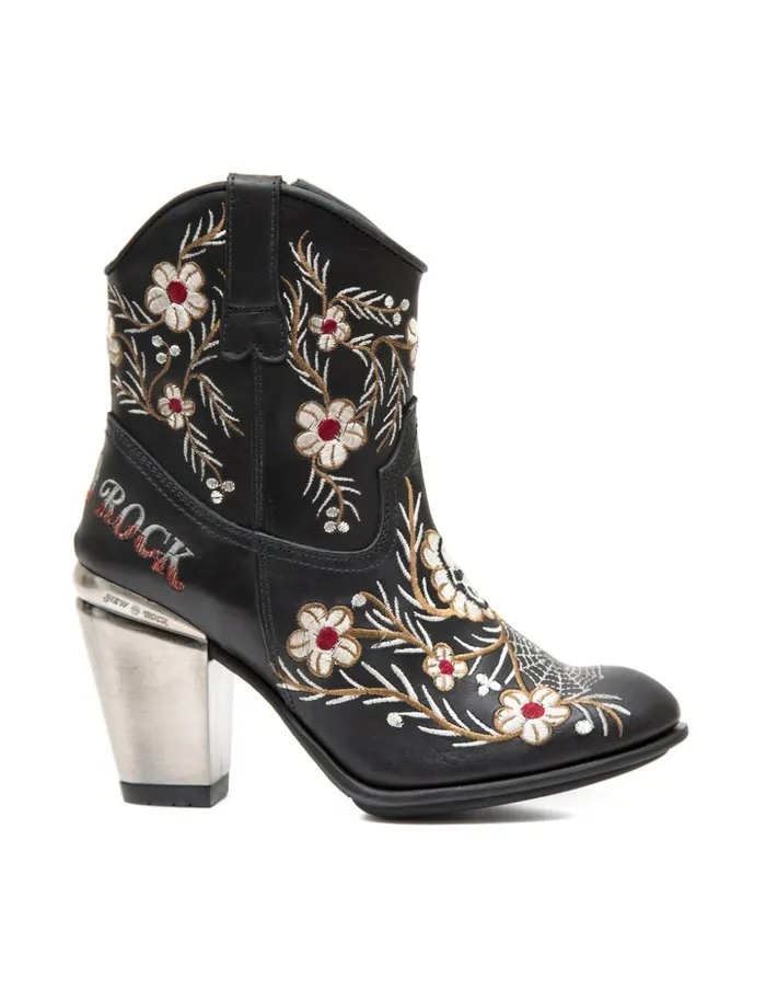 Women Ankle Boot Texas MTx014C3 New Rock Heels