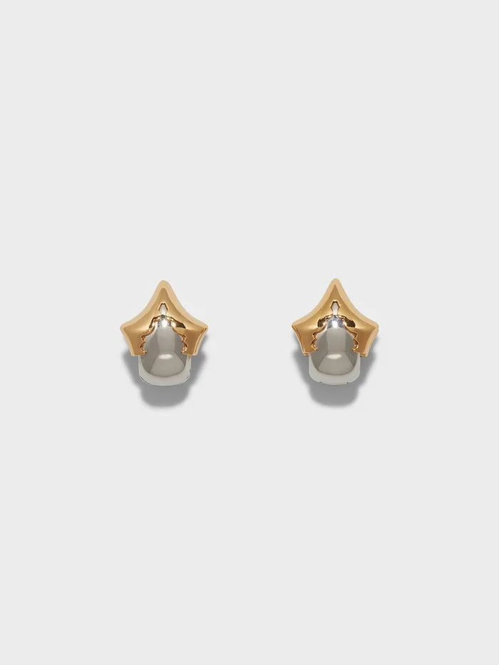 Women August 18kt Gold And PalladiumPlated Earrings Aeyde Earrings