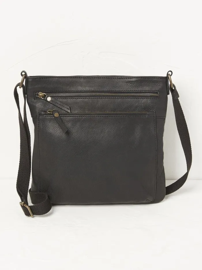 Women Bags and Purses Fat Face Allie Black Crossbody Bag