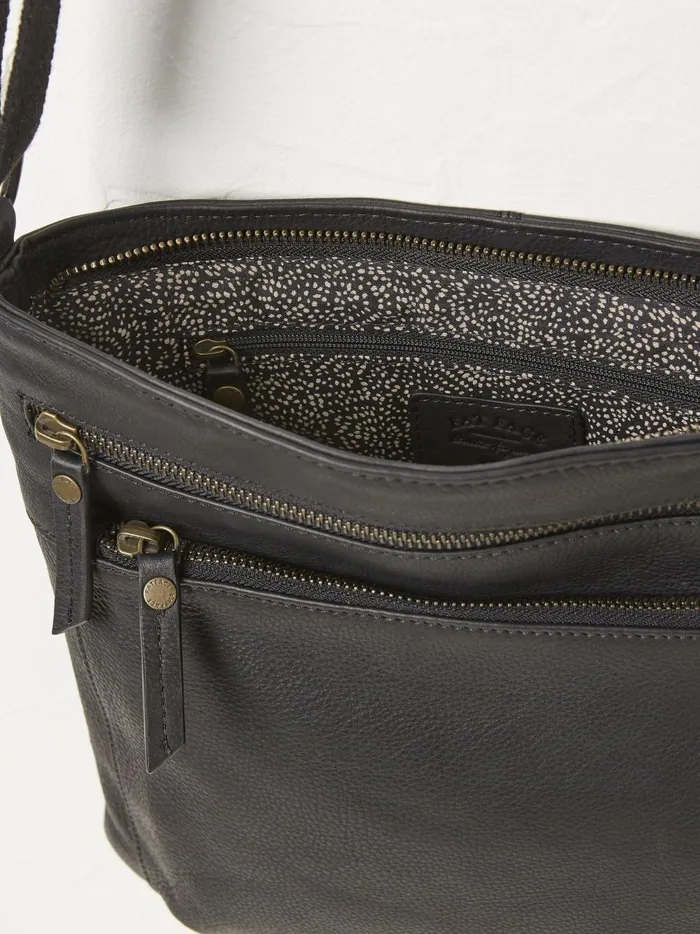 Women Bags and Purses Fat Face Allie Black Crossbody Bag