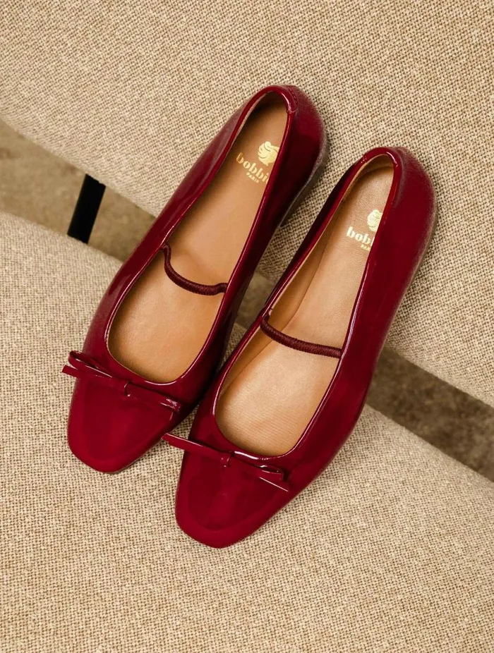 Women Ballet Flats Bobbies Kaa Ruby