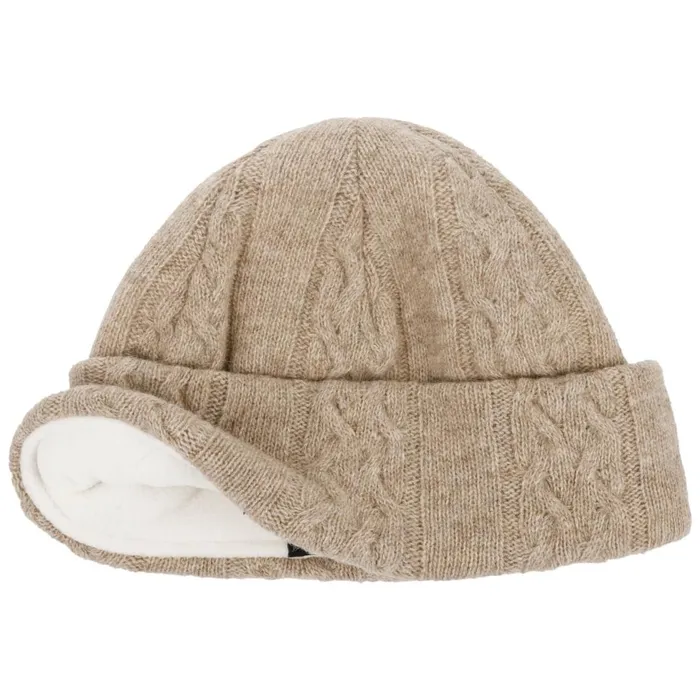 Women Beanie Hats Mayser Joyce Cable Knit Beanie Beige Women Beanie Hats Mayser Joyce Cable Knit Beanie Beige