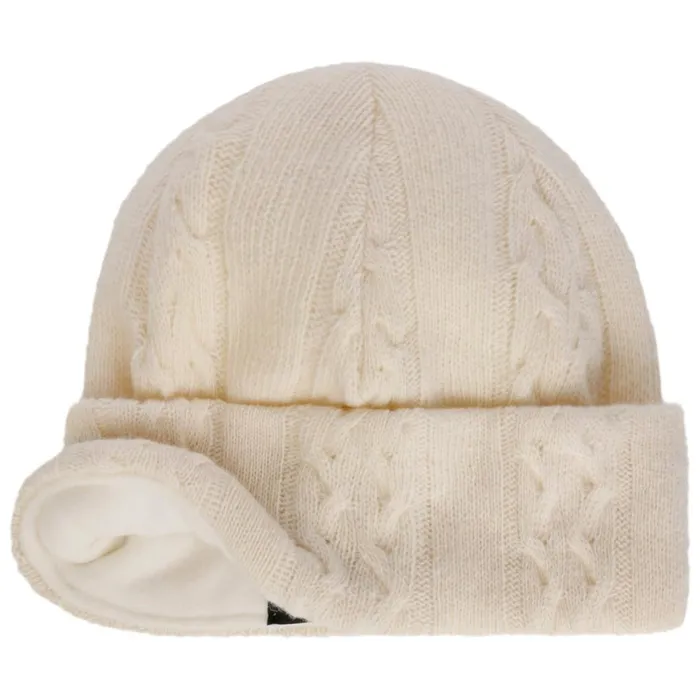 Women Beanie Hats Mayser Joyce Cable Knit Beanie Beige Women Beanie Hats Mayser Joyce Cable Knit Beanie Beige
