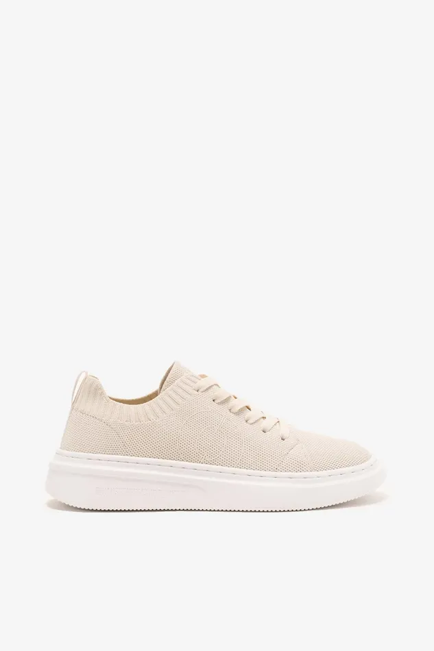 Women Beige Bermudas Trainers Ecoalf Sneakers