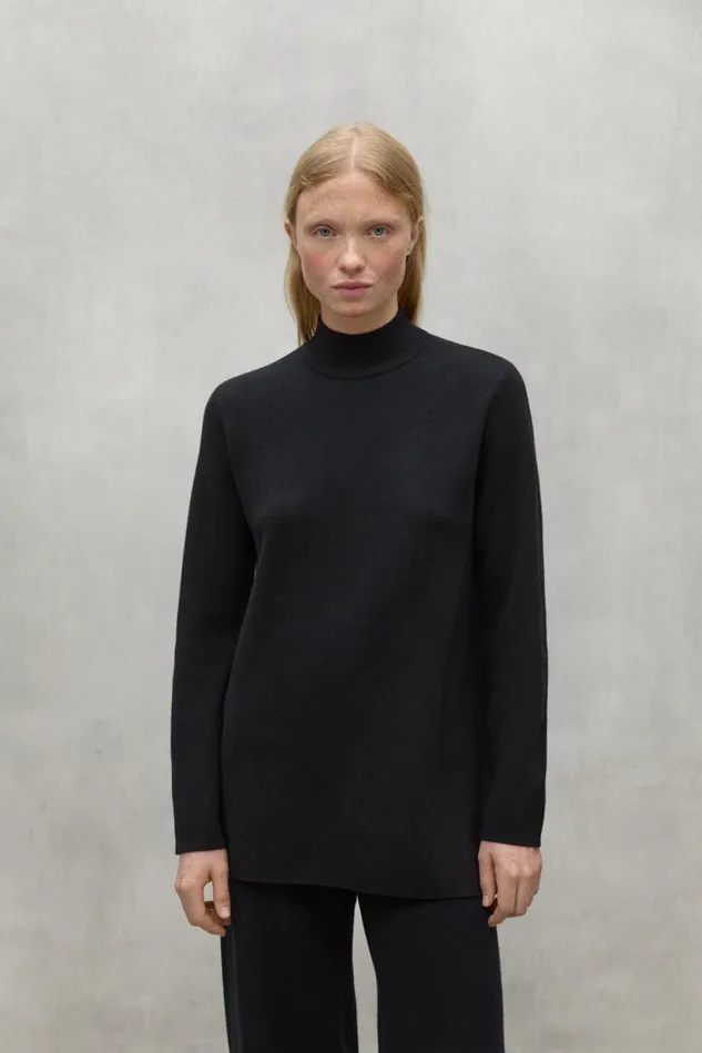 Women Black Palna Sweater Ecoalf Knitwear