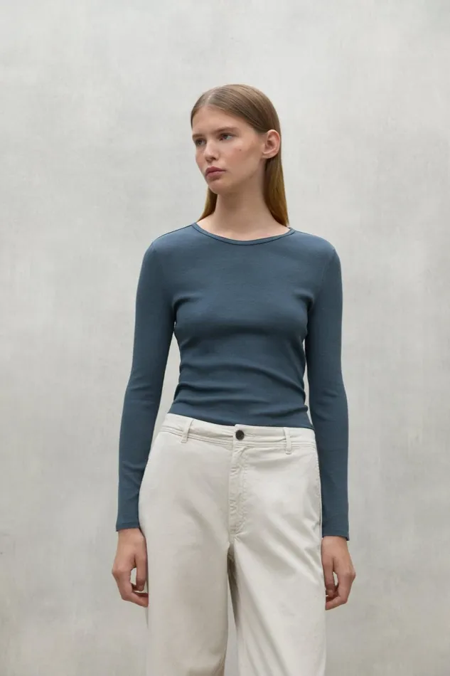 Women Blue Sines TShirt Ecoalf TShirts