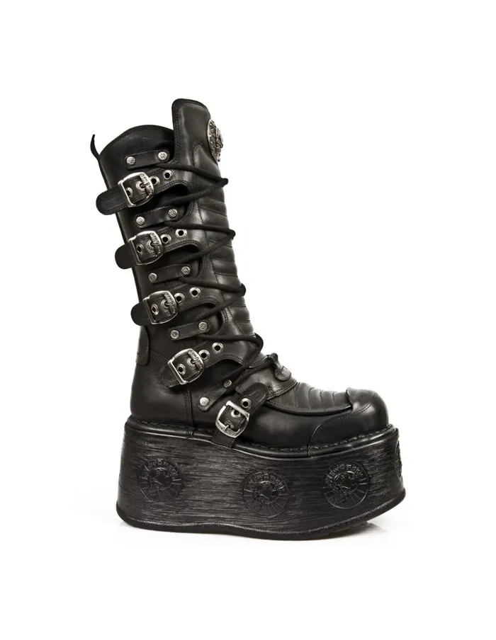 Women Boot Metallic M985C3 New Rock High Heels