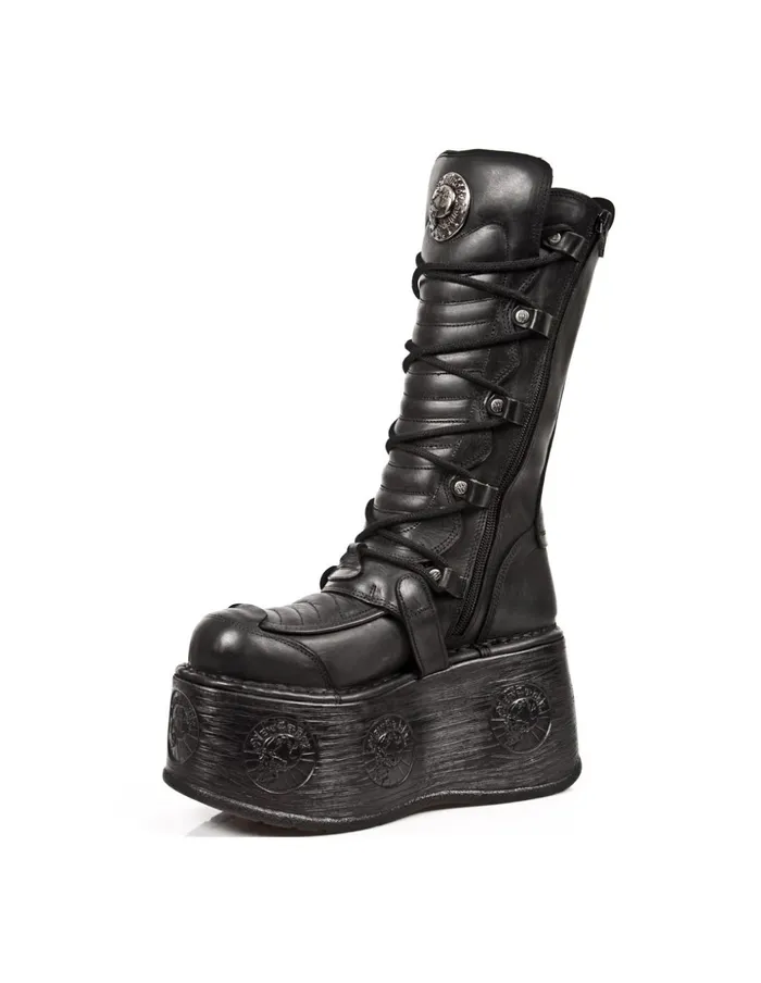 Women Boot Metallic M985C3 New Rock High Heels Women Boot Metallic M985C3 New Rock High Heels