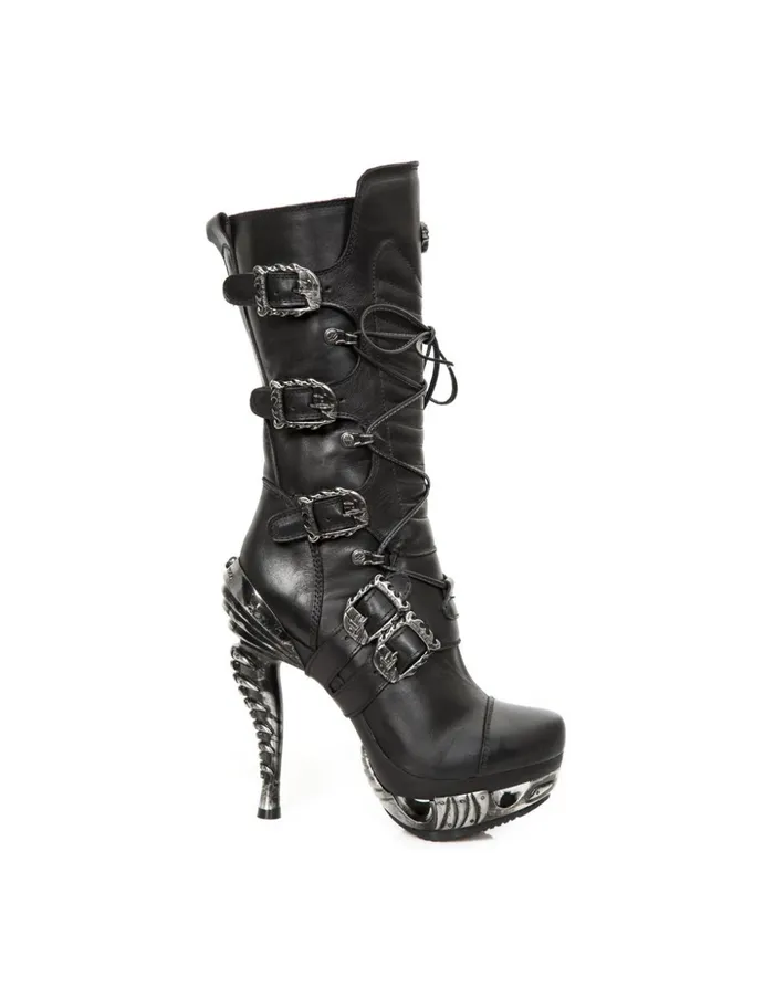 Women Boot Punk MMag006S1 New Rock High Heels
