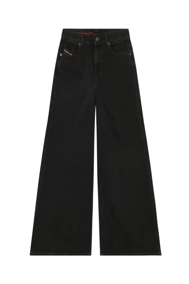 Women Bootcut And Flare Jeans 1978 DAkemi Z9c25 Blackdark Grey Diesel Bootcut And Flare