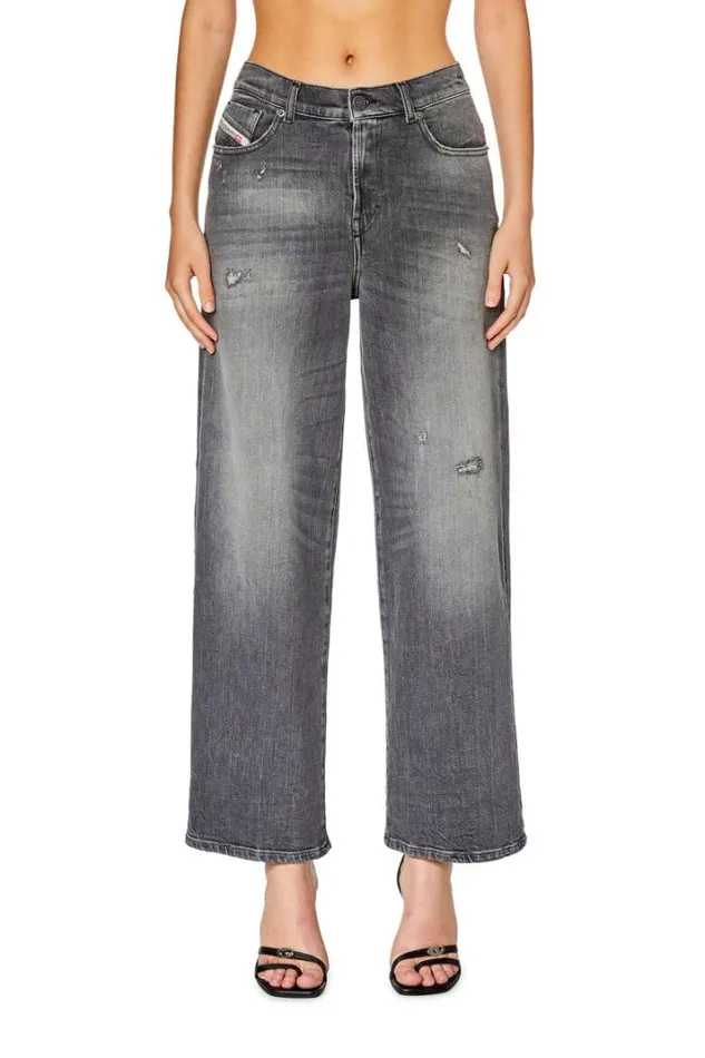 Women Bootcut And Flare Jeans 2000 Widee 09g21 Blackdark Grey Diesel Bootcut And Flare