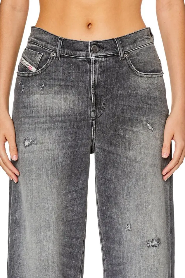 Women Bootcut And Flare Jeans 2000 Widee 09g21 Blackdark Grey Diesel Bootcut And Flare