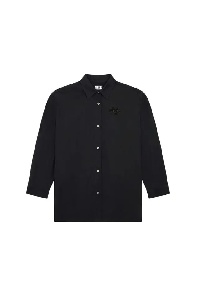Women CBruceB Black Diesel Shirts Women CBruceB Black Diesel Shirts