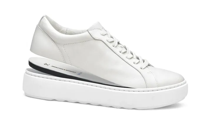 Women Cammie LaceUp Gray Tumbled Nubuck JohnstonandMurphy Sneakers Women Cammie LaceUp Gray Tumbled Nubuck JohnstonandMurphy Sneakers