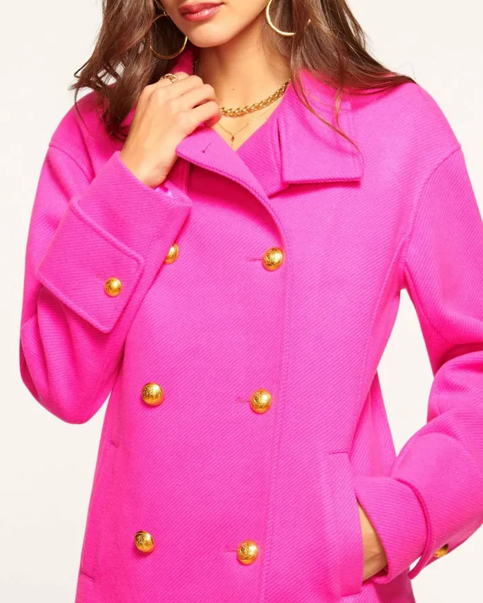 Women Celeste Pea Coat Navy Ramy Brook Jackets Women Celeste Pea Coat Navy Ramy Brook Jackets