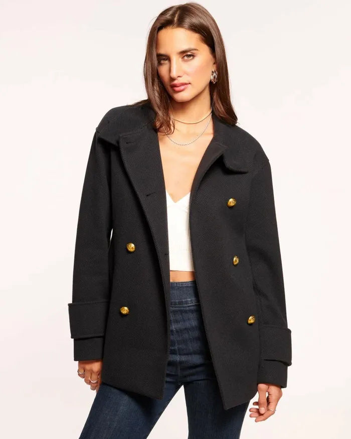 Women Celeste Pea Coat Navy Ramy Brook Jackets Women Celeste Pea Coat Navy Ramy Brook Jackets