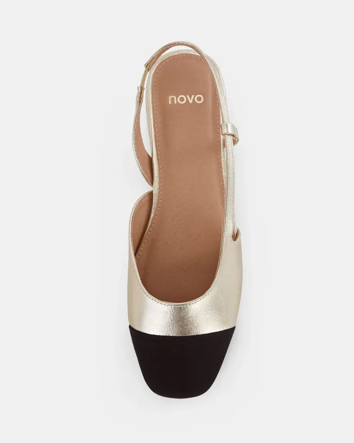 Women CLASSIC GOLD Ballet Flats Ballet Flats NOVO Shoes