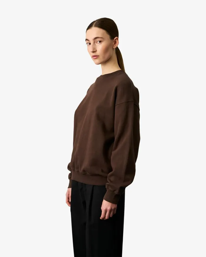 Women Crewneck Sweatshirts Colorful Standard Organic Oversized Crew Heather Grey