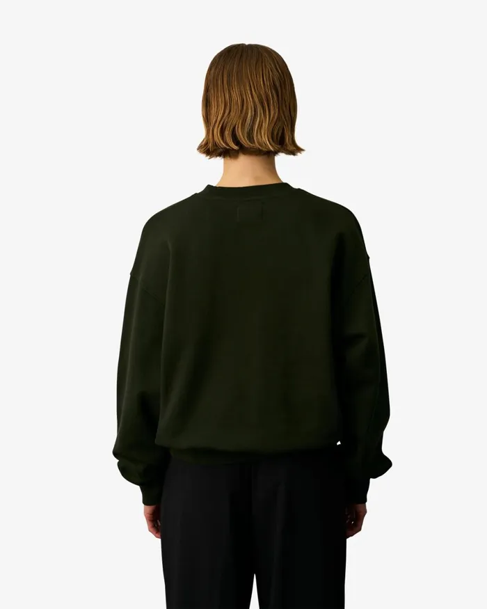 Women Crewneck Sweatshirts Colorful Standard Organic Oversized Crew Hunter Green