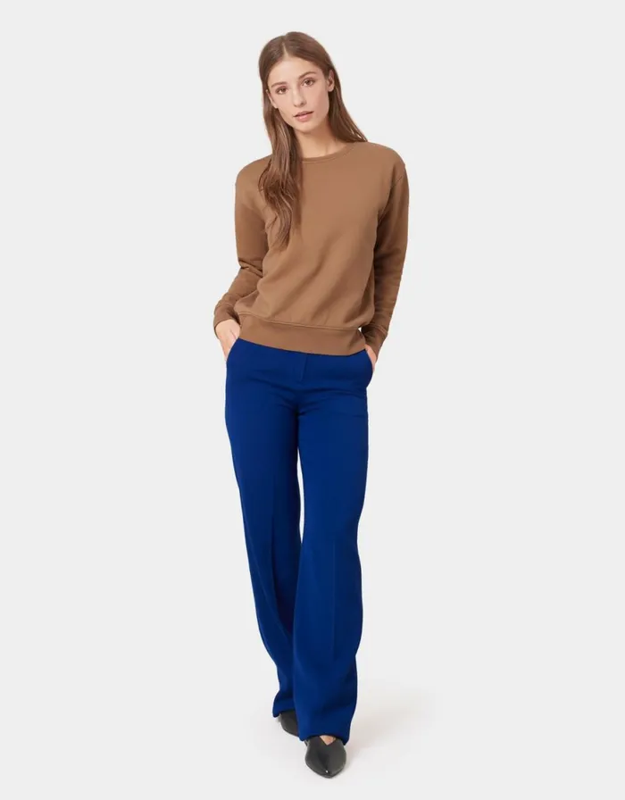 Women Crewneck Sweatshirts Colorful Standard Women Classic Organic Crew Soft Lavender