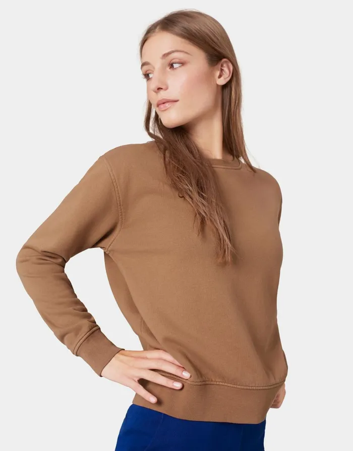 Women Crewneck Sweatshirts Colorful Standard Women Classic Organic Crew Soft Lavender