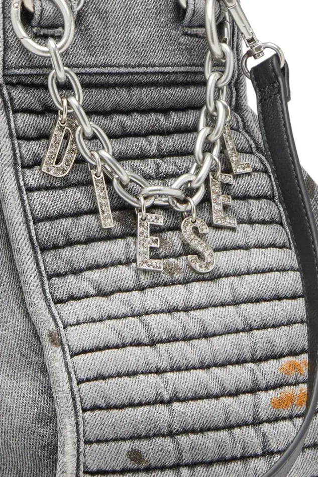Women DVinaS Black Diesel Shoulder Bags Women DVinaS Black Diesel Shoulder Bags