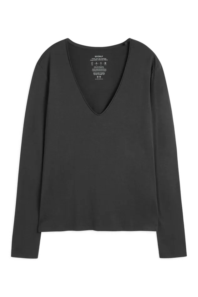 Women Dark Grey Bea TShirt Ecoalf TShirts